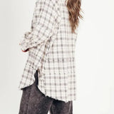 Samara | Women Shirt With Plaid Flannel Design