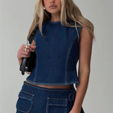 Dakota | Women's Skirt with Low Rise and Front Pockets