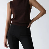 Marenton | Women Knit Top With Wool Cashmere Blend