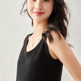 Ivanna | Women Vest With Cashmere Fabric