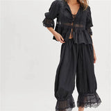 Amelia | Women's Cotton Two Piece Set Bloomers
