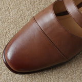 Biarritz | Women’s Slingback Leather Sandals with Cushioned Footbed