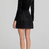 Madeleine | Women's Square Neck Mini Dress with Empire Waist and Slim Fit