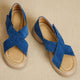 Lenora | Women's Sandal with Cross-Strap and Platform