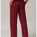 Antonia | Women's High Waisted Running Pants with Elastic Waist
