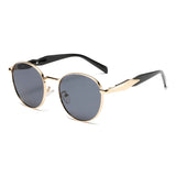 Vincenzo | Heritage Sunglasses with Metal Frame and Round Lenses