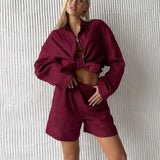Ellis | Women's Cotton Two Piece Set Trousers