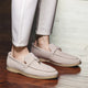 Lawrence | Men's Suede Tassel Loafers with Classic Fit