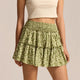 Viora | Women's Skirt with Stretch Waist and Ruffle Layers