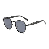 Vincenzo | Heritage Sunglasses with Metal Frame and Round Lenses