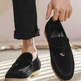 Lawrence | Men's Suede Tassel Loafers with Classic Fit
