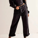 Candace | Women's Wide Leg Denim Jeans with High Waist