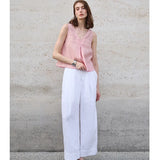 Mara | Women Top With Linen Reversible Neck