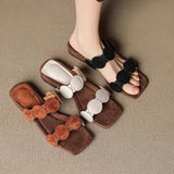 Aurelia | Women Mules with Croc-Embossed Leather and Cushioned-Heel