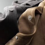 Vincent | Men Jacket with Structured Twill and Suede