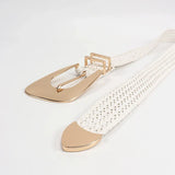 Valentina | Women Belt with Woven Design and 38.5 Inch Length