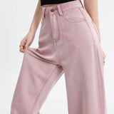 Cecile | Women's Loose Fit Full Length Jeans with High Waist