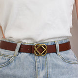 Everlyn | Women Belt with Suede Material and Knot Buckle