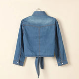 Morgan | Women Crop Top With Cotton Denim