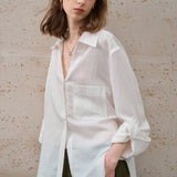 Claire | Women Shirt With Linen Oversized Fit