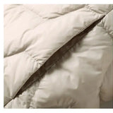 Magdalena | Women's Lightweight Duck Down Jacket with Heart Quilt and Knit Hood