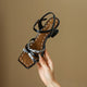 Odette | Women's Sandal with Square Toe and Buckle