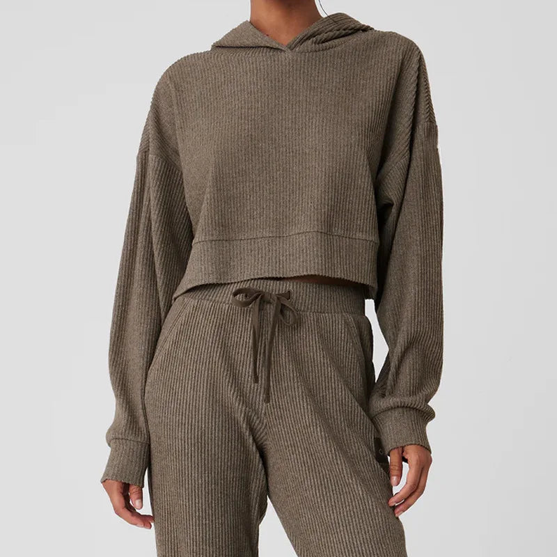 Everly | Women's Corduroy Two Piece Set Lounge Pants