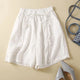 Brynn | Women's Shorts with Elastic Waist and Ruffle Seams