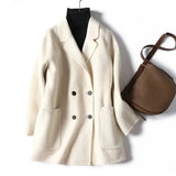 Morgan | Women's Mid-Length Wool Coat with Relaxed Silhouette