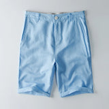 Maddox | Unisex Shorts with Button Waist and Linen