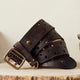 Fortezza | Men Belt with Cowhide Leather and Double Buckle