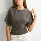 Arden | Women Tee With Cotton Drape Silhouette