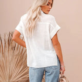 Zürich | Women Shirt With Cotton Linen Blend