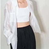 Helena | Women Shirt With Lapel Collar Design