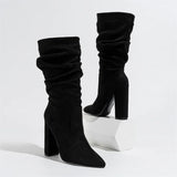 Madison | Women Boots with Pleated Shaft and Toe