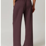 Ayla | Women's Straight Leg Running Pants with Elastic Waist