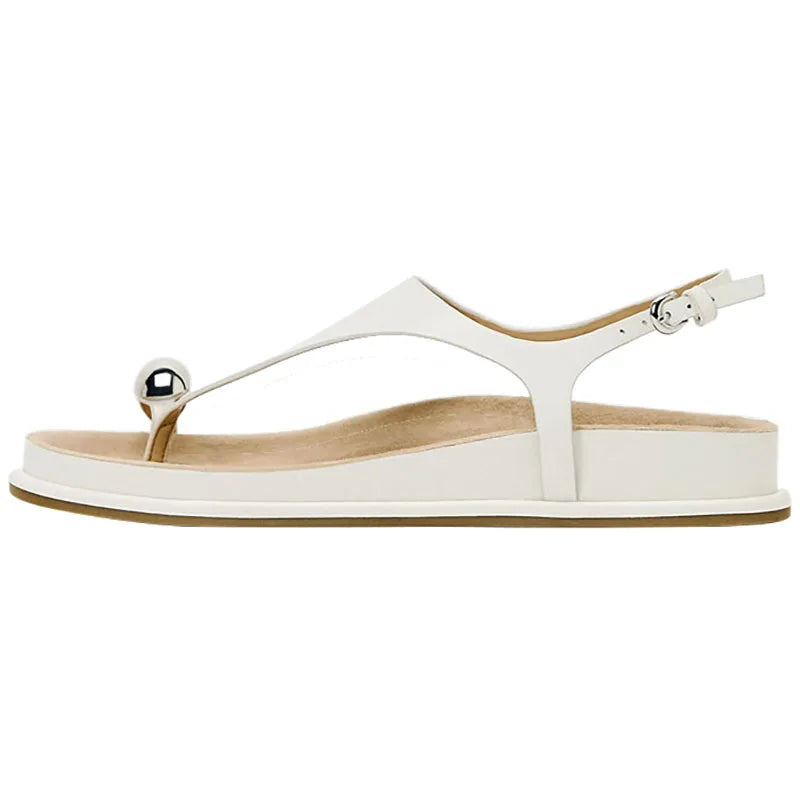 Valeria | Women's Flats with Toe Detail and Embellishment