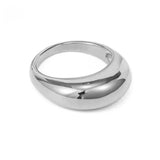 Aurore | Women Ring with Dome Design and Gold Finish