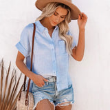 Zürich | Women Shirt With Cotton Linen Blend