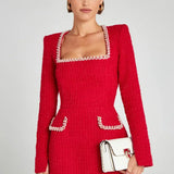 Anastasia | Women's Slim A-Line Mini Dress with Tailored Fit and Pockets