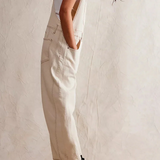 Marceline | Women's Oversized Cotton Denim Overalls with Adjustable Straps