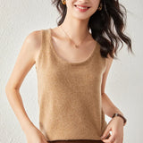 Ivanna | Women Vest With Cashmere Fabric