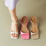 Belle | Women’s Mules with Open Toe and Strap