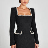 Anastasia | Women's Slim A-Line Mini Dress with Tailored Fit and Pockets