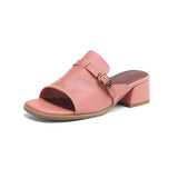 Marcella | Women's Sandal with Buckle and Leather