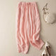 Fleurine | Women's Billowed Wide Leg Pants with Drawstring Waist