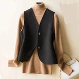 Nathaniel | Men Wool Vest with Structured Layering