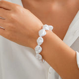 Amour | Women Bracelet with Pearl and Heart Pendant