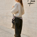 Maisie | Women Top With Linen Drop Shoulder