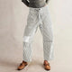 Vera | Women's Striped Patchwork Pants with Drawstring Waist